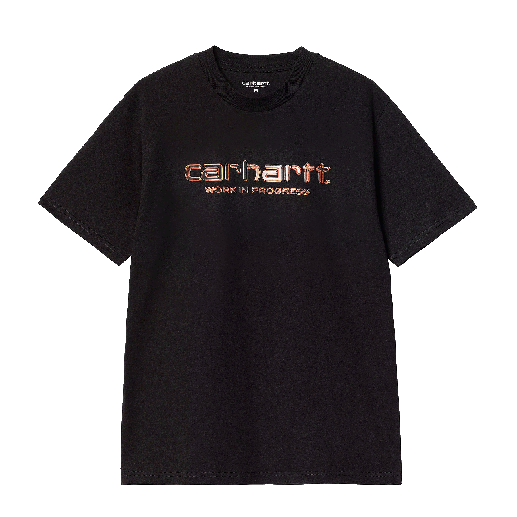 S/S SOLAR CHROME SCRIPT T-SHIRT BLACK